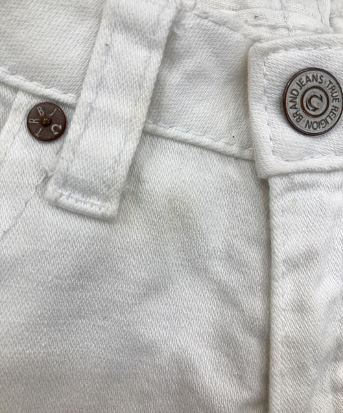 TRUE RELIGION（トゥルー レリジョン）TRUE RELIGION (トゥルー レリジョン) ローライズフレアデニム ホワイト サイズ:SIZE 76cm (W30)の古着・服飾アイテム
