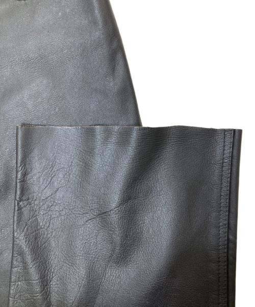 HORN WORKS（ホーンワークス）HORN WORKS (ホーンワークス) レザーパンツ ブラック サイズ:SIZE 76cm (W30)の古着・服飾アイテム