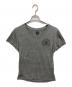 CHROME HEARTS（クロムハーツ）の古着「ホースシュー星条旗VネックTシャツ」｜グレー