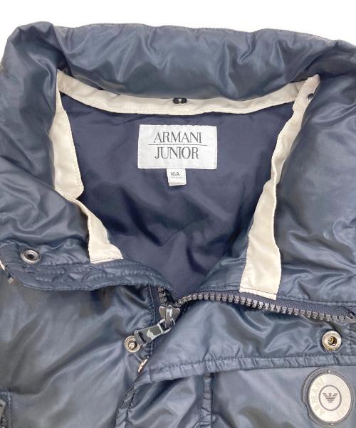 ARMANI JUNIOR（アルマーニ ジュニア）ARMANI JUNIOR (アルマーニ ジュニア) ダウンジャケット ネイビー サイズ:SIZE 16Aの古着・服飾アイテム