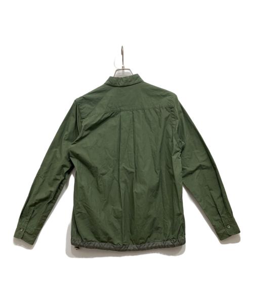 sacai（サカイ）sacai (サカイ) ドローコードシャツ カーキ サイズ:2の古着・服飾アイテム