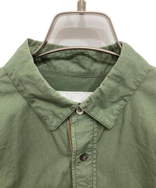 sacai（サカイ）sacai (サカイ) ドローコードシャツ カーキ サイズ:2の古着・服飾アイテム
