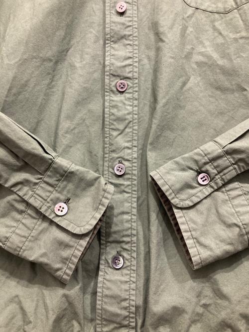 sacai（サカイ）sacai (サカイ) ドローコードシャツ カーキ サイズ:2の古着・服飾アイテム
