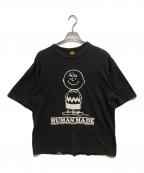 HUMAN MADEヒューマンメイド）の古着「プリントTシャツ」｜ブラック