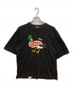 HUMAN MADEヒューマンメイド）の古着「プリントTシャツ」｜ブラック