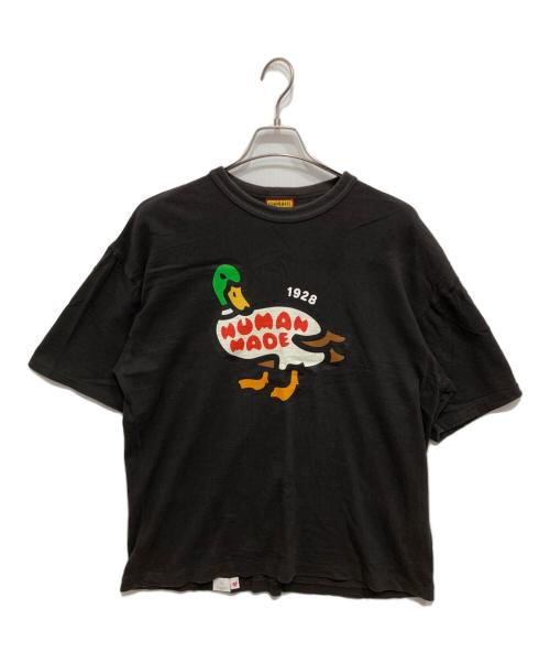 HUMAN MADE（ヒューマンメイド）HUMAN MADE (ヒューマンメイド) プリントTシャツ ブラック サイズ:２XLの古着・服飾アイテム