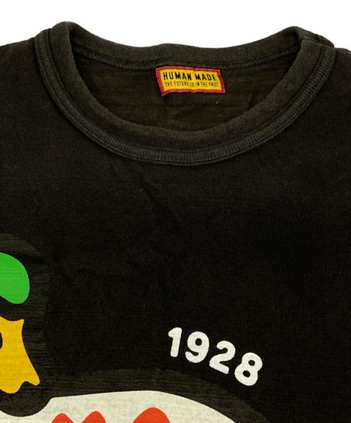 HUMAN MADE（ヒューマンメイド）HUMAN MADE (ヒューマンメイド) プリントTシャツ ブラック サイズ:２XLの古着・服飾アイテム