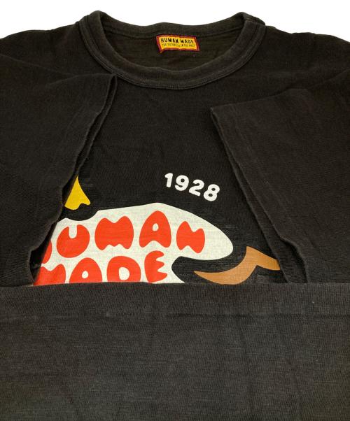 HUMAN MADE（ヒューマンメイド）HUMAN MADE (ヒューマンメイド) プリントTシャツ ブラック サイズ:２XLの古着・服飾アイテム