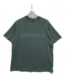 Patagonia（パタゴニア）の古着「Cap Cool Daily Graphic Shirt」｜グリーン