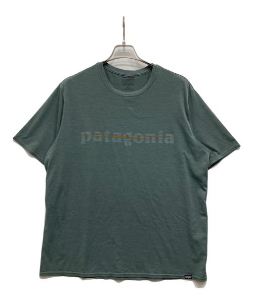 Patagonia（パタゴニア）Patagonia (パタゴニア) Cap Cool Daily Graphic Shirt グリーン サイズ:XLの古着・服飾アイテム