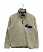 Patagoniaパタゴニア）の古着「Lightweight Synchilla/ライトウェイト・シンチラ・スナップT・プルオーバー」｜アイボリー