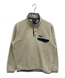 Patagonia（パタゴニア）の古着「Lightweight Synchilla/ライトウェイト・シンチラ・スナップT・プルオーバー」｜アイボリー