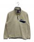 Patagonia（パタゴニア）の古着「Lightweight Synchilla/ライトウェイト・シンチラ・スナップT・プルオーバー」｜アイボリー