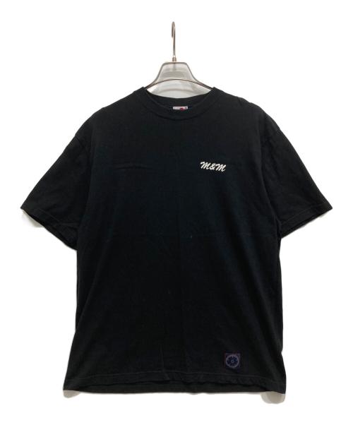 m&m custom performance（エムアンドエム カスタムパフォーマンス）m&m custom performance (エムアンドエム カスタムパフォーマンス) Edge Logo Tee ブラック サイズ:XLの古着・服飾アイテム