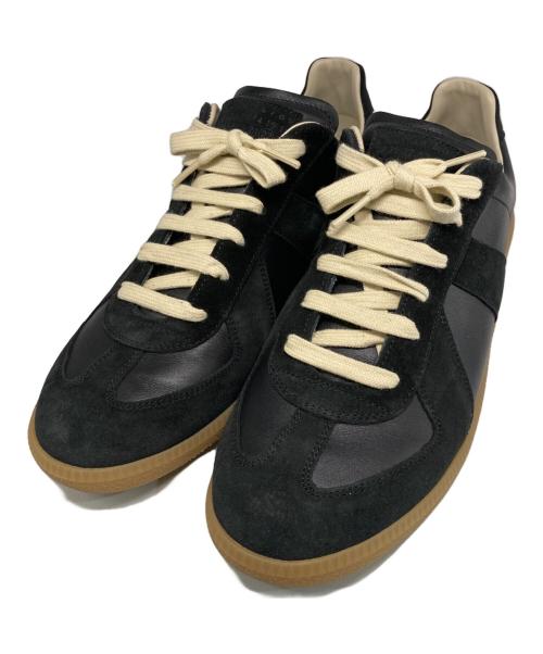 Maison Margiela（メゾンマルジェラ）Maison Margiela (メゾンマルジェラ) replica german trainer/ジャーマントレーナー ブラック サイズ:43の古着・服飾アイテム