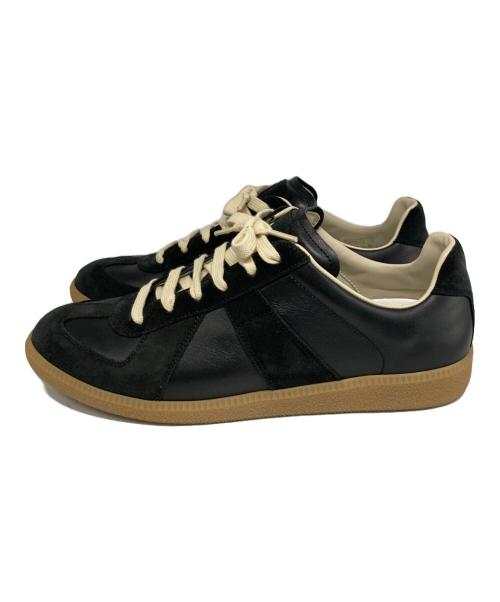 Maison Margiela（メゾンマルジェラ）Maison Margiela (メゾンマルジェラ) replica german trainer/ジャーマントレーナー ブラック サイズ:43の古着・服飾アイテム