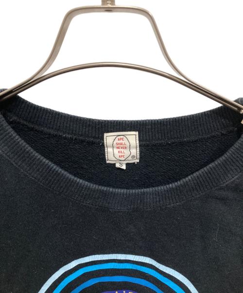 A BATHING APE（アベイシングエイプ）A BATHING APE (アベイシングエイプ) 半袖スウェット ブラック サイズ:Sの古着・服飾アイテム
