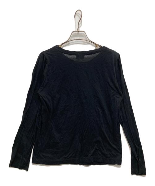 DRIES VAN NOTEN（ドリスヴァンノッテン）DRIES VAN NOTEN (ドリスヴァンノッテン) ロングスリーブカットソー ブラック サイズ:不明の古着・服飾アイテム