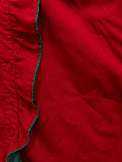 KENZO（ケンゾー）KENZO (ケンゾー) フリルブラウス レッド サイズ:Mの古着・服飾アイテム