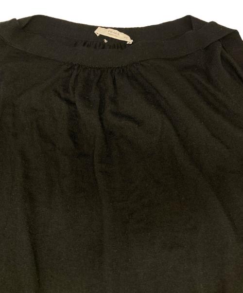 PRADA（プラダ）PRADA (プラダ) ノースリーブニット ブラック サイズ:44の古着・服飾アイテム