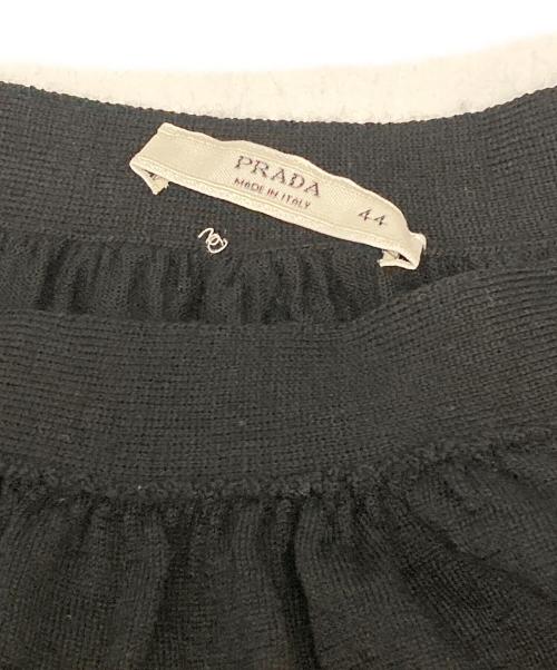PRADA（プラダ）PRADA (プラダ) ノースリーブニット ブラック サイズ:44の古着・服飾アイテム