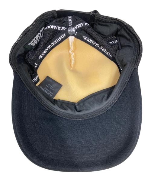 Hysteric Glamour（ヒステリックグラマー）Hysteric Glamour (ヒステリックグラマー) Guitar Girl Mesh Cap ブラックの古着・服飾アイテム
