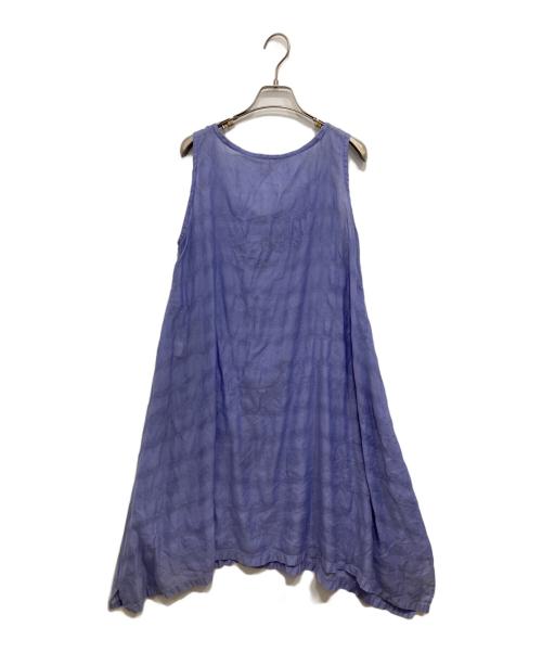 me ISSEY MIYAKE（ミーイッセイ ミヤケ）me ISSEY MIYAKE (ミーイッセイ ミヤケ) ノースリーブワンピース スカイブルー サイズ:SIZE -の古着・服飾アイテム