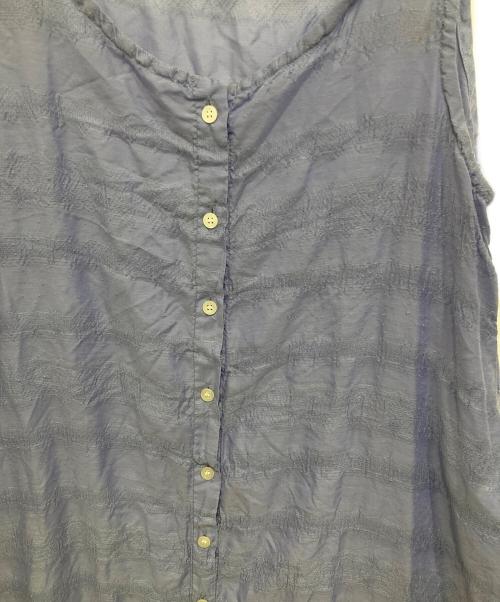 me ISSEY MIYAKE（ミーイッセイ ミヤケ）me ISSEY MIYAKE (ミーイッセイ ミヤケ) ノースリーブワンピース スカイブルー サイズ:SIZE -の古着・服飾アイテム
