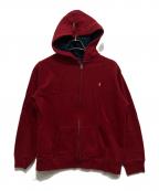 POLO RALPH LAURENポロ・ラルフローレン）の古着「ジップパーカー」｜レッド