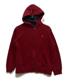 POLO RALPH LAUREN（ポロ・ラルフローレン）の古着「ジップパーカー」｜レッド