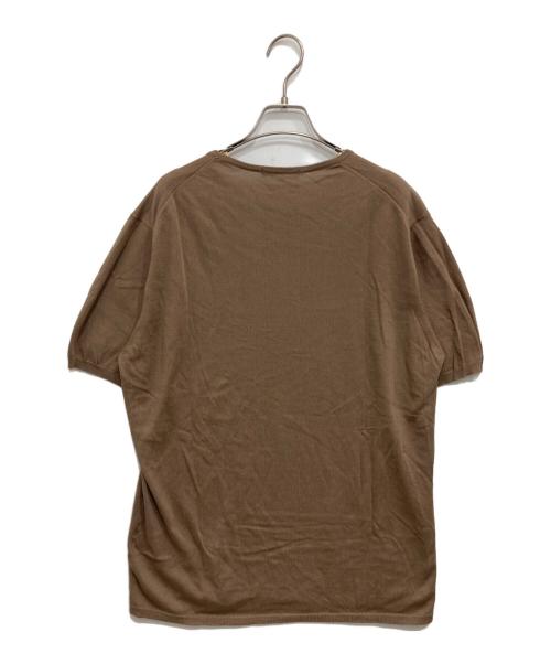 Cruciani（クルチアーニ）CRUCIANI (クルチアーニ) 半袖コットンニット カーキ サイズ:52の古着・服飾アイテム