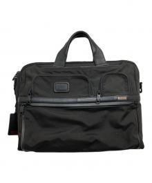 TUMI（トゥミ）の古着「COMPACT LG LAPTOP BRIEF ALPHA BLACK/2WAYブリーフケース」｜ブラック