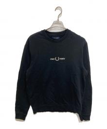 FRED PERRY（フレッドペリー）の古着「クルーネックスウェット」｜ブラック