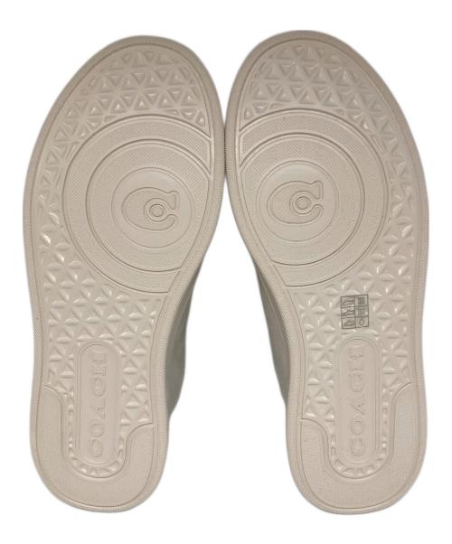 COACH（コーチ）COACH (コーチ) CANVAS SNKR/シグネチャー柄スニーカー ベージュ サイズ:SIZE US8 未使用品の古着・服飾アイテム