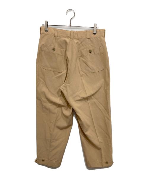 Y's for men（ワイズフォーメン）Y'S for men (ワイズフォーメン) 90’Sコットンアセテートベイカーパンツ ベージュ サイズ:Mの古着・服飾アイテム