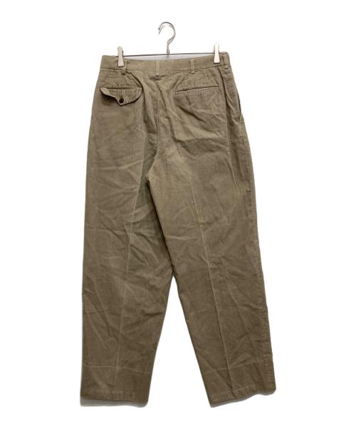COMME des GARCONS HOMME（コムデギャルソン オム）COMME des GARCONS HOMME (コムデギャルソン オム) 90’sタックコーデュロイパンツ ベージュ サイズ:Lの古着・服飾アイテム