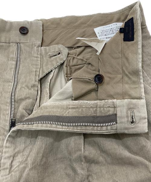 COMME des GARCONS HOMME（コムデギャルソン オム）COMME des GARCONS HOMME (コムデギャルソン オム) 90’sタックコーデュロイパンツ ベージュ サイズ:Lの古着・服飾アイテム