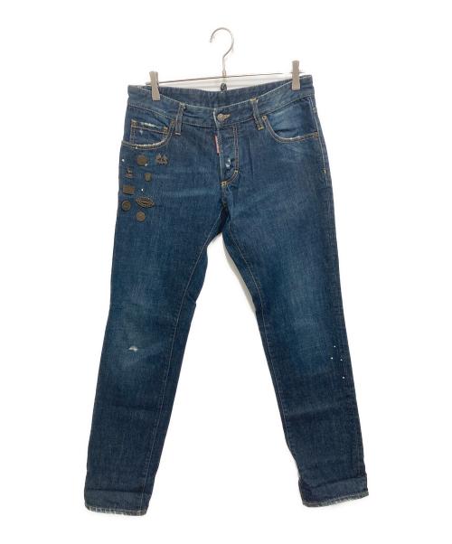 DSQUARED2（ディースクエアード）DSQUARED2 (ディースクエアード) デニムパンツ インディゴ サイズ:SIZE 50の古着・服飾アイテム