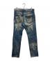 DOLCE & GABBANA (ドルチェ＆ガッバーナ) 00'Sブリーチ加工デニムパンツ インディゴ サイズ:SIZE 46：7000円
