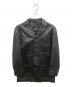 VERSACE CLASSIC（ヴェルサーチクラシック）の古着「4Bレザーコート」｜ブラック