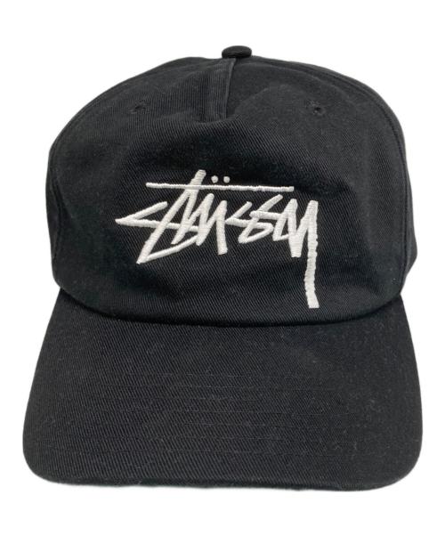 stussy（ステューシー）stussy (ステューシー) ロゴキャップ ブラックの古着・服飾アイテム
