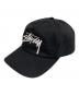 stussy（ステューシー）の古着「ロゴキャップ」｜ブラック