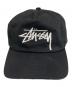 stussy (ステューシー) ロゴキャップ ブラック：4500円