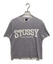 stussy（ステューシー）の古着「burly stone washed tee」｜パープル