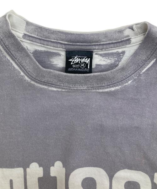 stussy（ステューシー）stussy (ステューシー) burly stone washed tee パープル サイズ:Mの古着・服飾アイテム