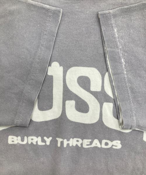 stussy（ステューシー）stussy (ステューシー) burly stone washed tee パープル サイズ:Mの古着・服飾アイテム