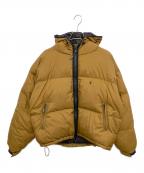 Gymphlexジムフレックス）の古着「ZIP HOODED DOWN JACKET」｜ブラウン