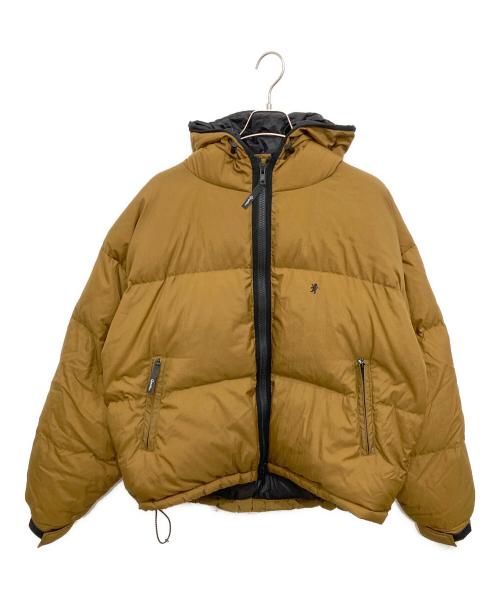 Gymphlex（ジムフレックス）Gymphlex (ジムフレックス) ZIP HOODED DOWN JACKET ブラウン サイズ:Lの古着・服飾アイテム