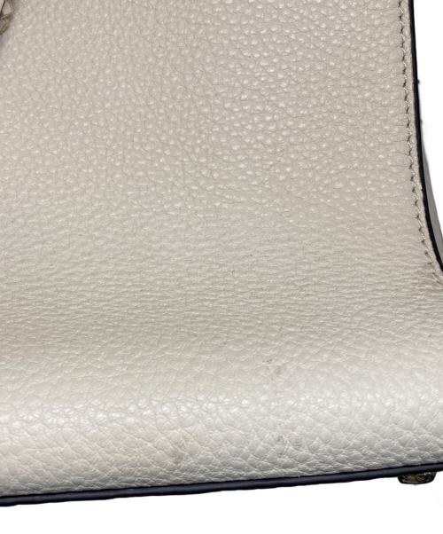 Kate Spade（ケイトスペード）Kate Spade (ケイトスペード) 2WAYショルダーバッグ ホワイトの古着・服飾アイテム
