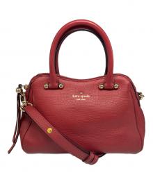 Kate Spade（ケイトスペード）の古着「2WAYショルダーバッグ」｜レッド